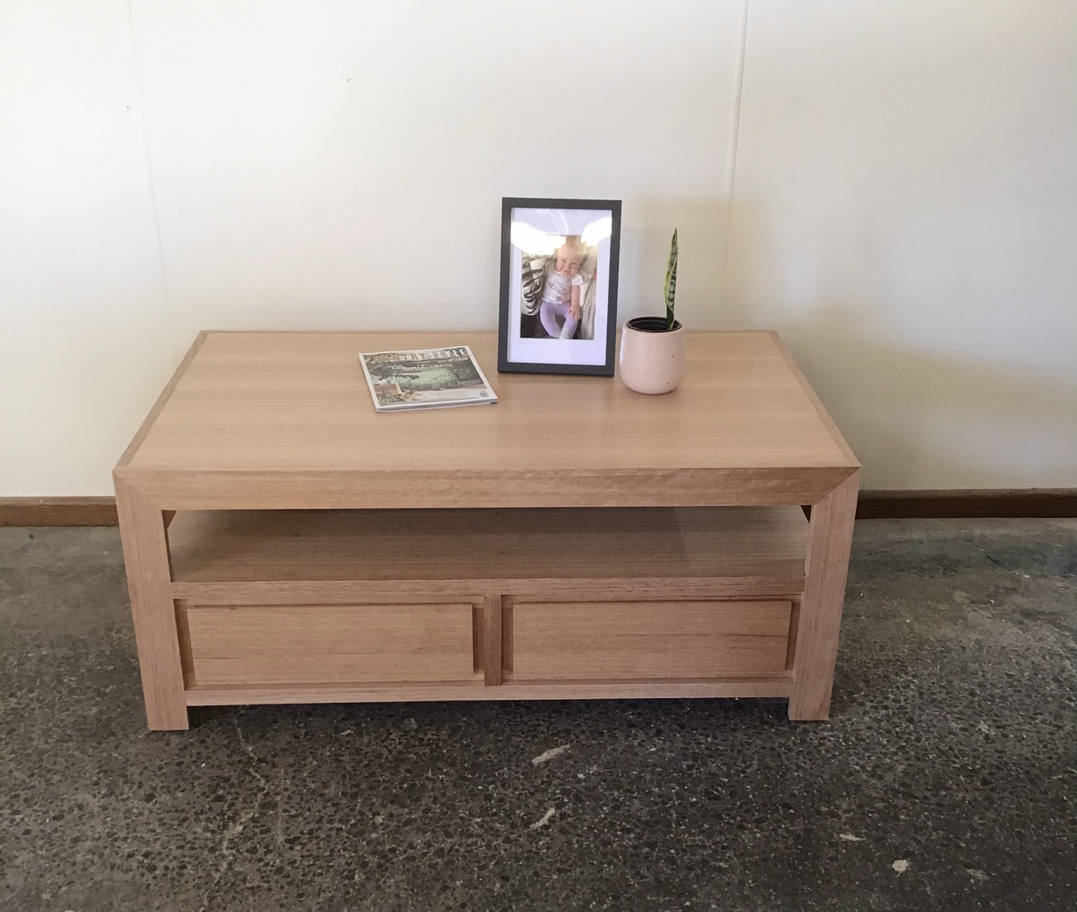Tassie oak coffee table